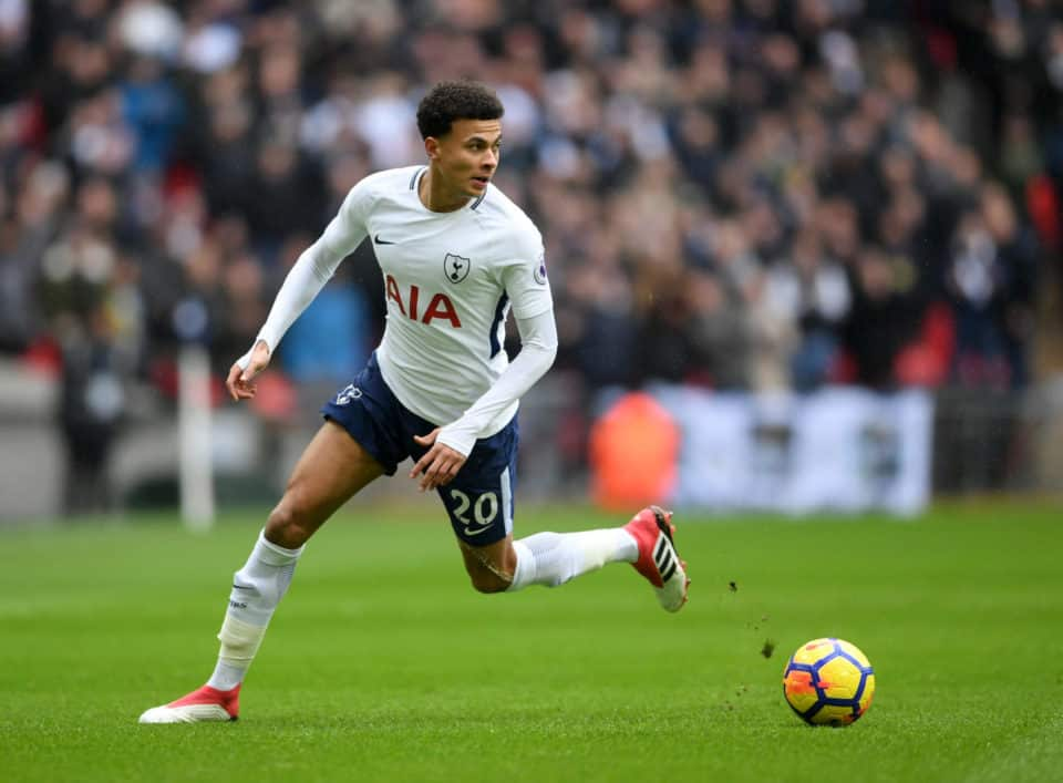 Dele Alli in action for Tottenham