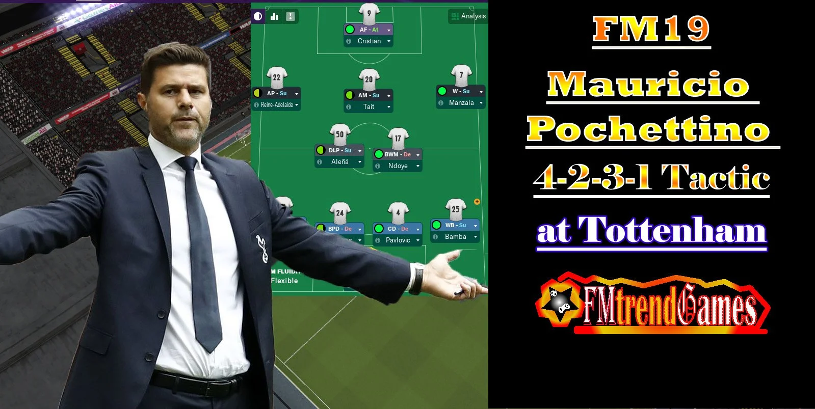 Pochettino's PERFECT 4-2-3-1 FM23 Tactics!