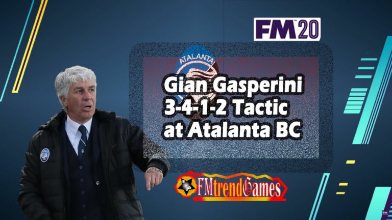 Gian Gasperini Possession 3-4-1-2 Tactic at Atalanta B.C in FM20