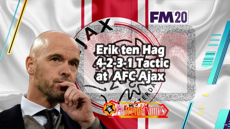 Erik ten Hag 4-2-3-1 Tactic: FM20 Tiki-Taka