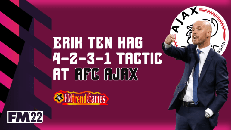 New Erik ten Hag Ajax Tactic | FM22 4-2-3-1