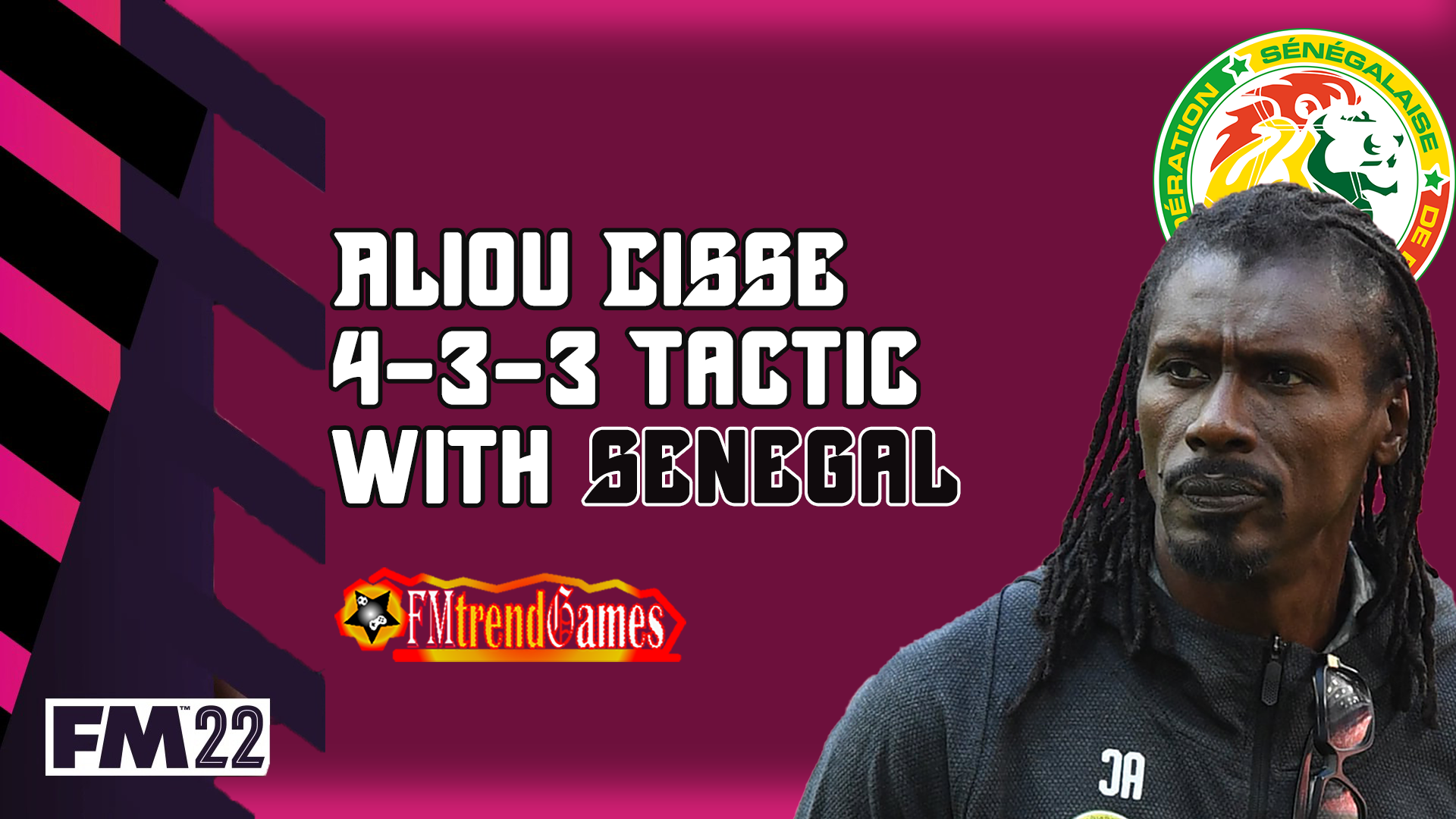 Aliou Cisse 4-3-3 Senegal tactics