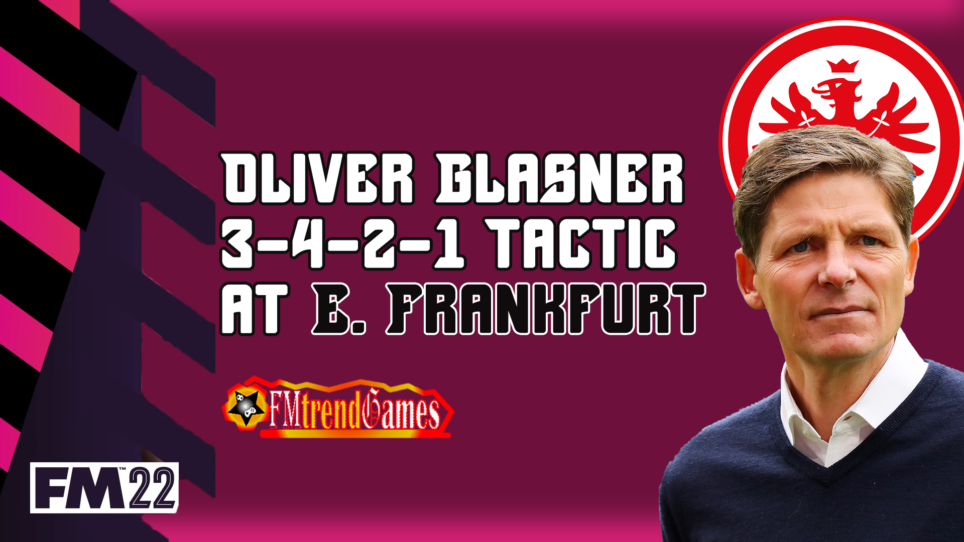 Oliver Glasner 3-4-2-1 Frankfurt Tactic