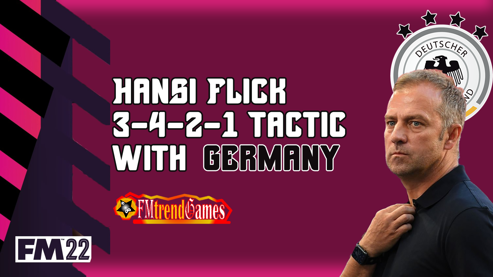 FMtrendGames ⚽ on X: Working on the last tactic of Hans-Dieter Flick tactic  with Bayern for #FM21. The German boss's current tactic is a bit different  from last season's but the same
