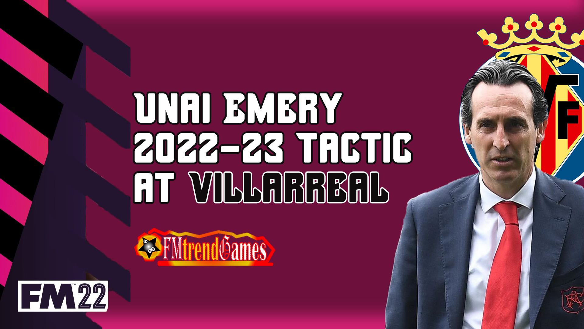 2022-23 Unai Emery 4-4-2 tactic
