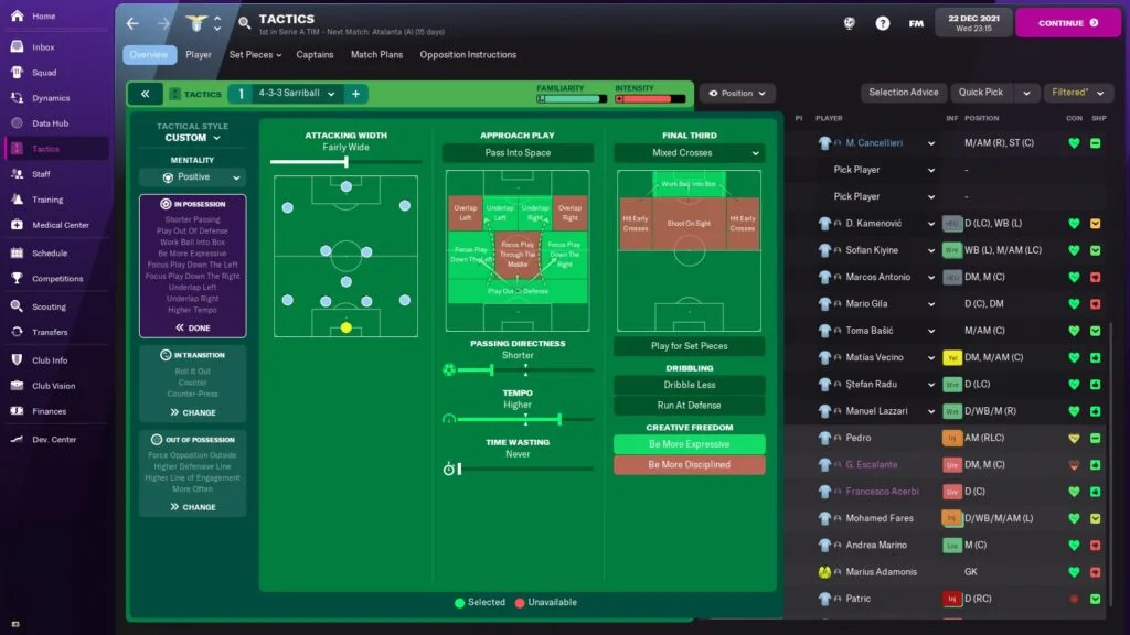 FOOTBALL MANAGER 2022 MOBILE AMAZING ATTACKING TACTIC! 