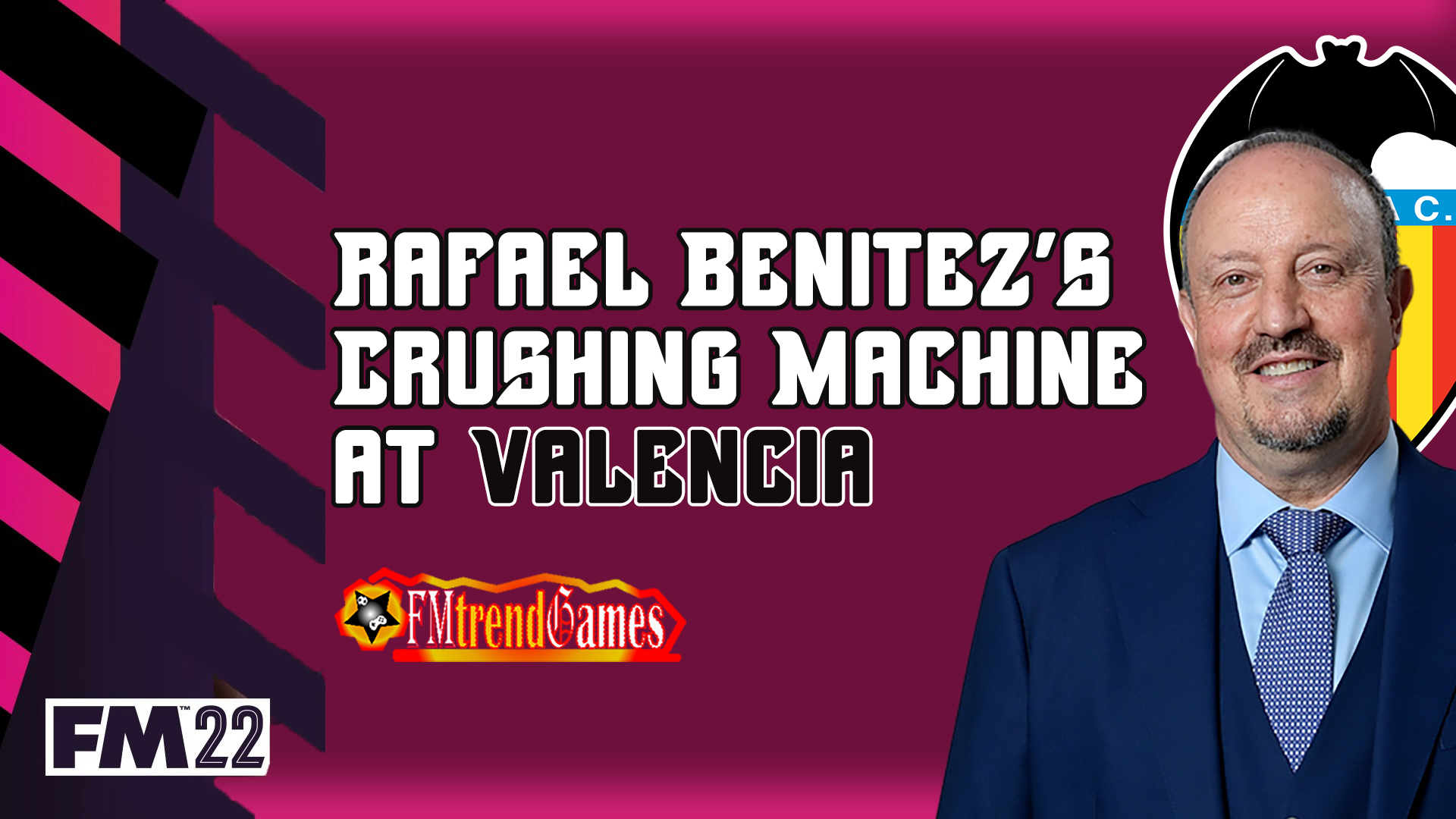 FM22 Rafael Benitez 4-2-3-1 Crushing Machine Tactic