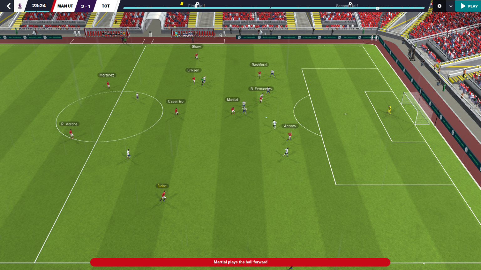 FM23 Erik Ten Hag 4-2-3-1 Tactic | Manchester United In FM23 | FMtrendGames