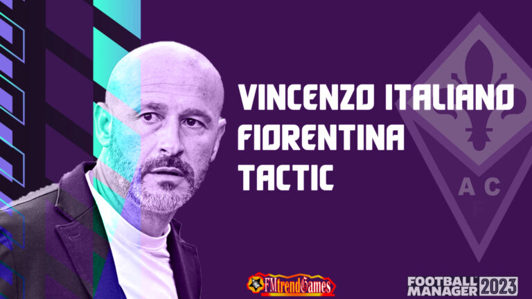 FM23 Vincenzo Italiano 4-3-3 Asymmetric Tactic | FM23 Fiorentina
