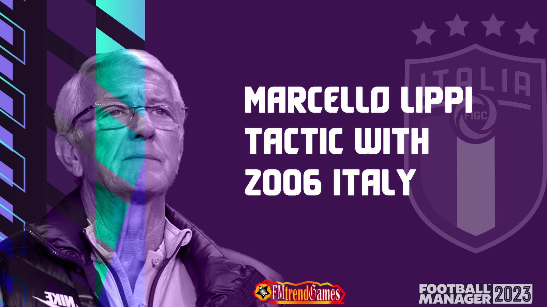 Marcello Lippi tactic with Italy 2006 world cup