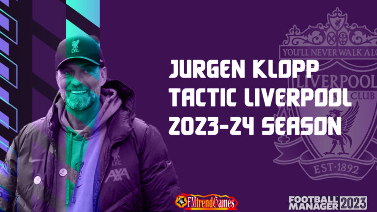 Jurgen Klopp 3-2-2-3 Tactic with Liverpool FC | FM23 2023-24 Season