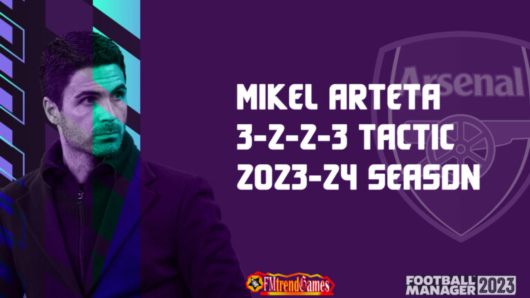 New Mikel Arteta 3-2-2-3 Tactic with Arsenal | FM23 2023-24 Season