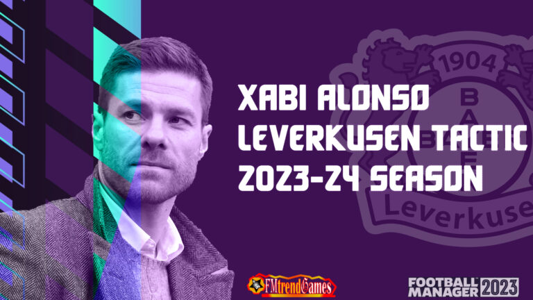 Xabi Alonso 3-4-2-1 Tactic with Leverkusen | FM23 2023-24 Season