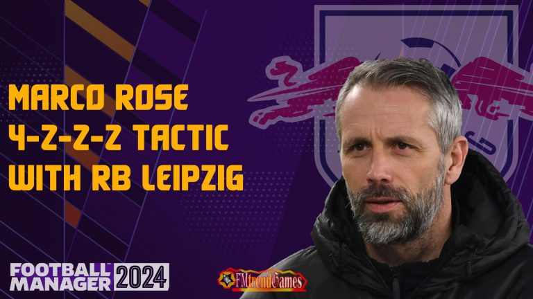 FM24 Marco Rose Tactic with RB Leipzig | Football Manager 2024