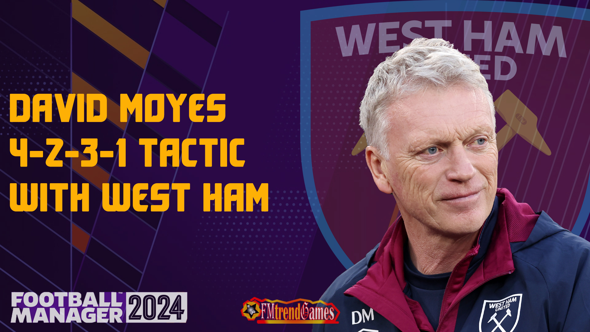 FM24 David Moyes Tactic with West Ham