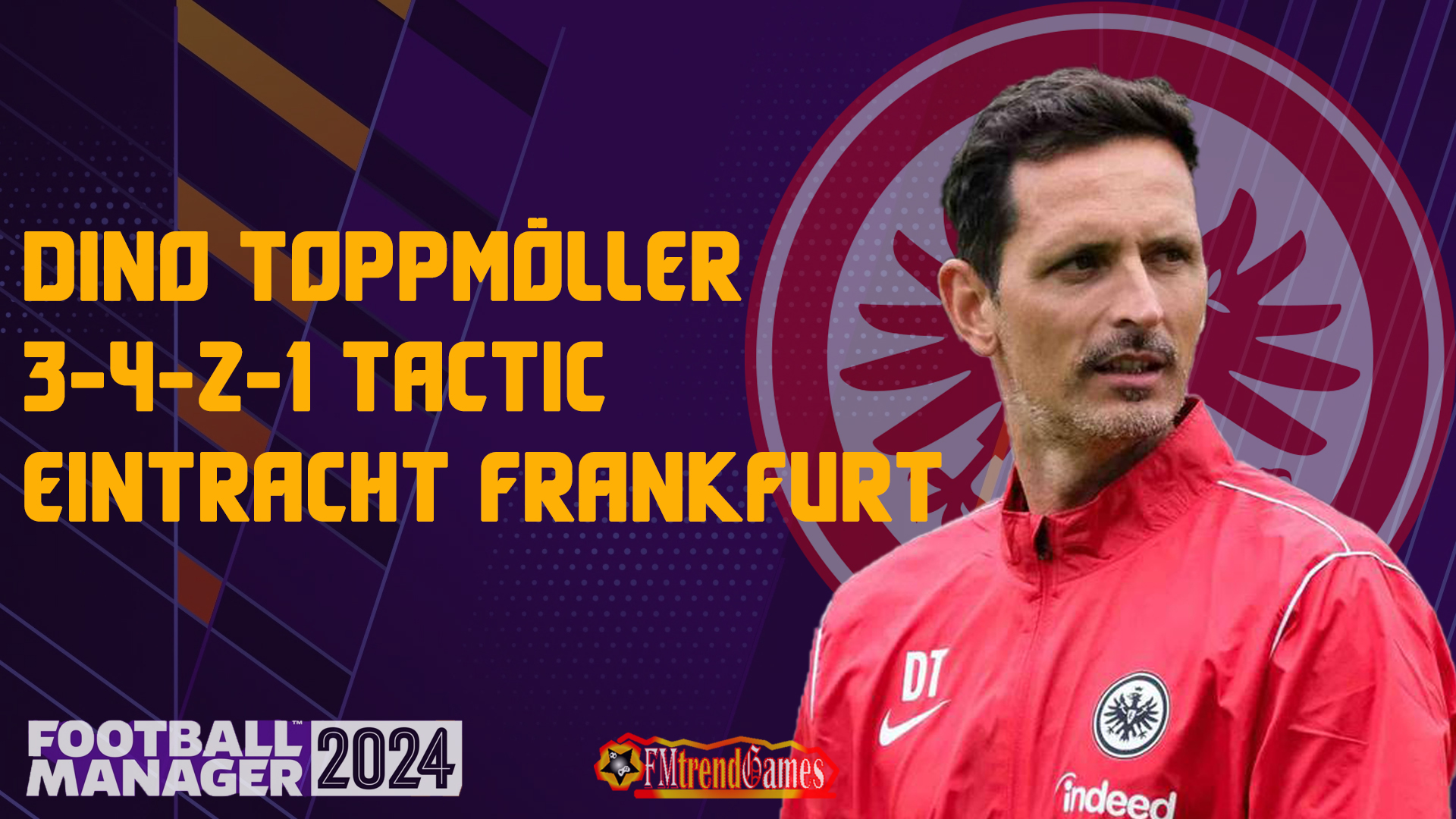 FM24 Dino Toppmöller Tactic with Eintracht Frankfurt