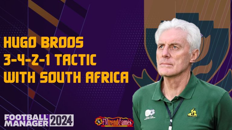 FM24 Hugo Broos Tactic with South Africa | 2023 AFCON