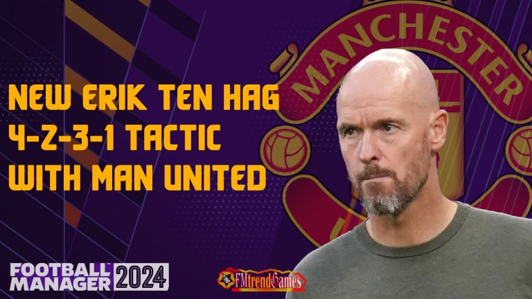 New Erik ten Hag 4-2-3-1 Tactic with Manchester United in FM24