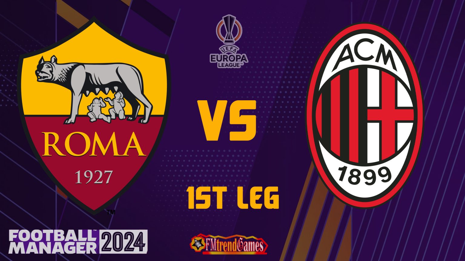 First Leg of AS Roma Tactics against Milan in the Europa League Quarter ...