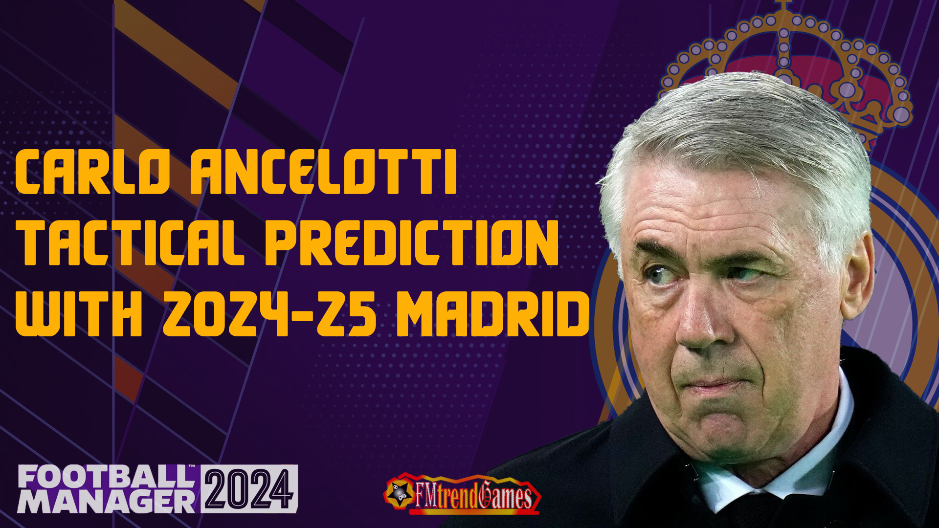 202425 Carlo Ancelotti Tactical Prediction with Madrid in FM24