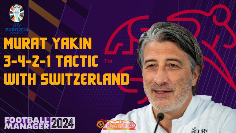 Murat Yakin 3-4-2-1 Tactic with Switzerland at Euro 2024