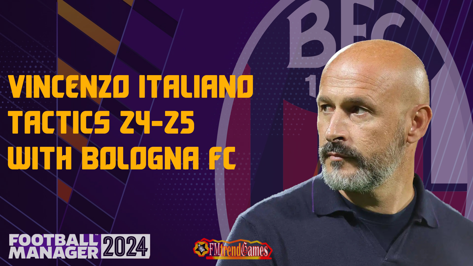 Vincenzo Italiano Tactics with Bologna FC 24-25 Season