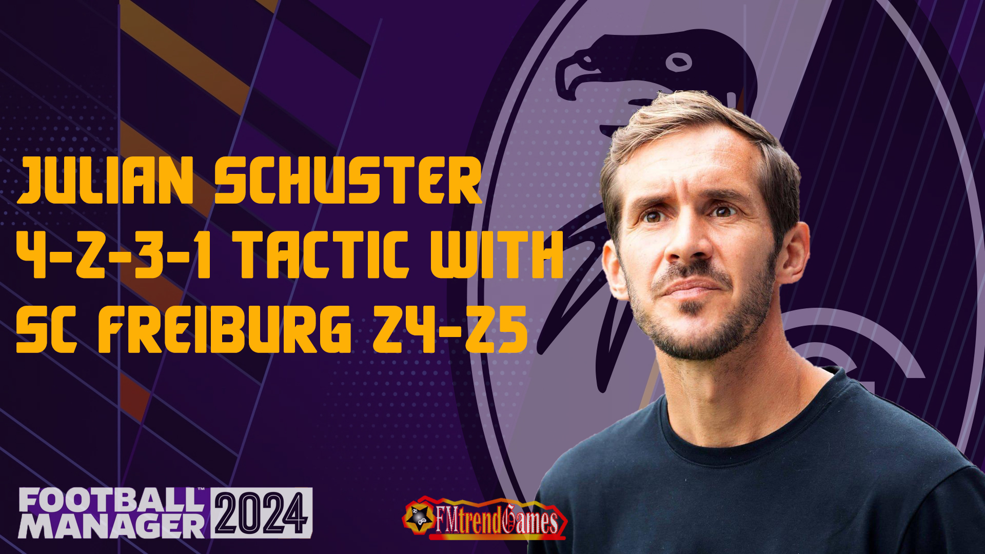 Julian Schuster 4-2-3-1 Tactic with SC Freiburg 24-25