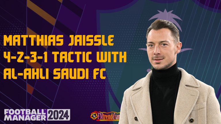 Matthias Jaissle 4-2-3-1 Tactic with Al-Ahli Saudi FC