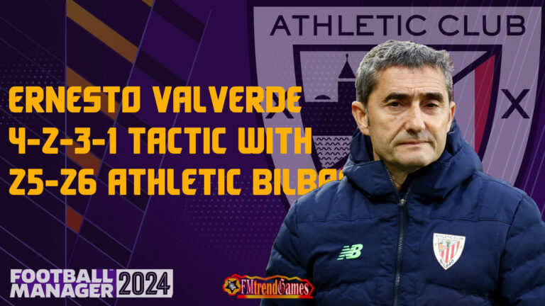 25-26 Ernesto Valverde 4-2-3-1 Tactic with Athletic Bilbao