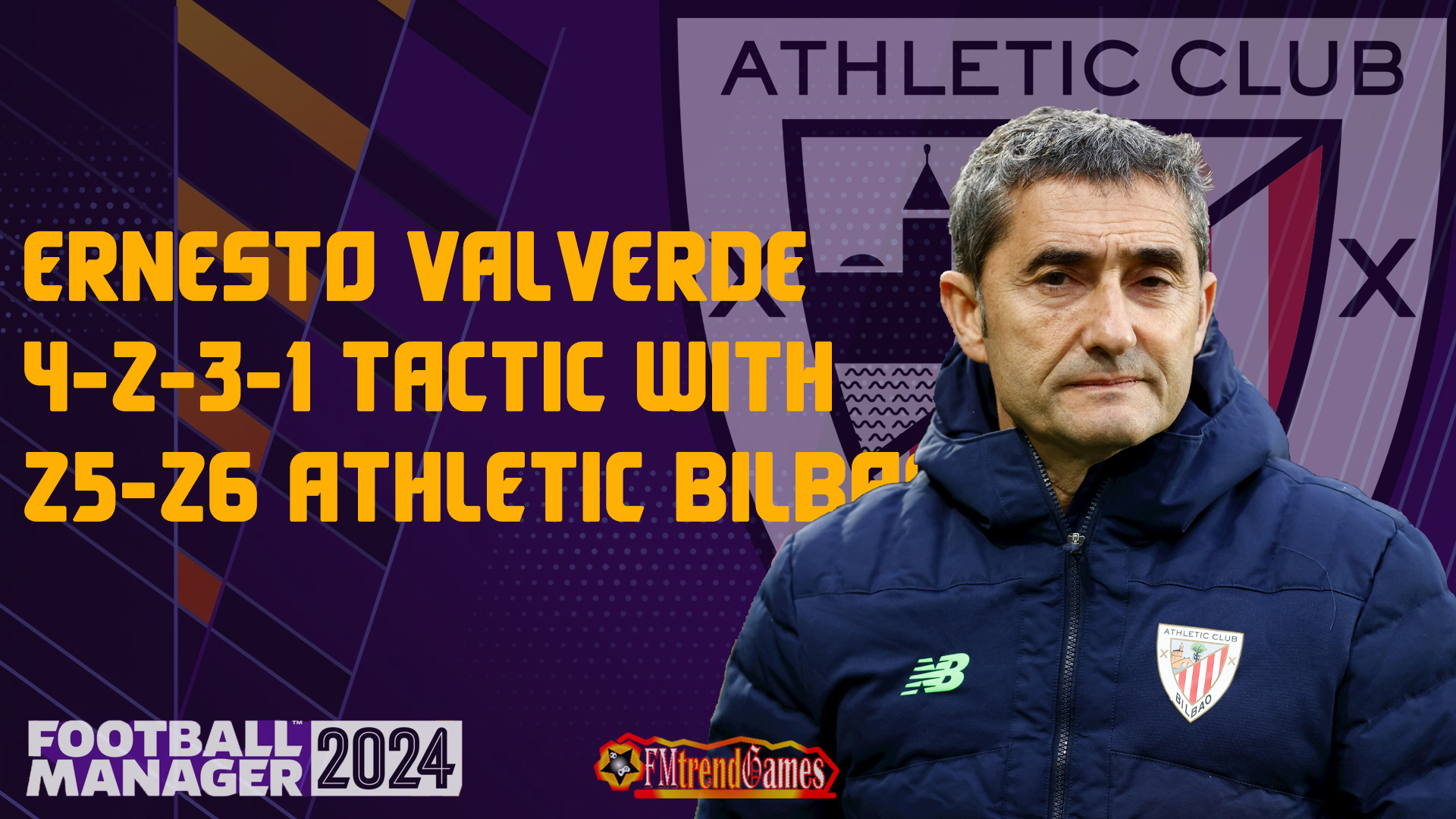 25-26 Ernesto Valverde 4-2-3-1 Tactic with Athletic Bilbao