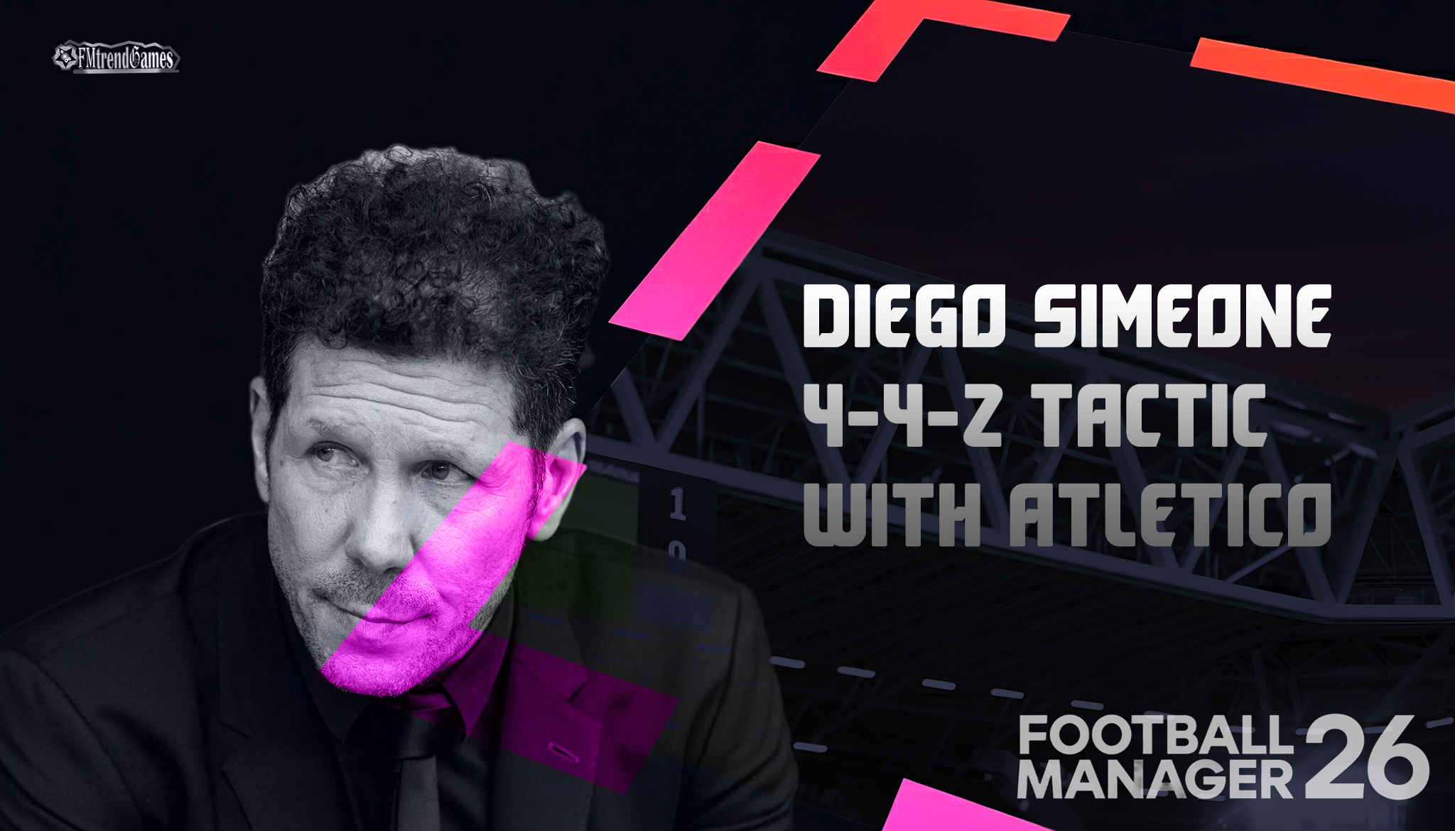 FM26 Diego Simeone 4-4-2 Tactic with Atletico Madrid