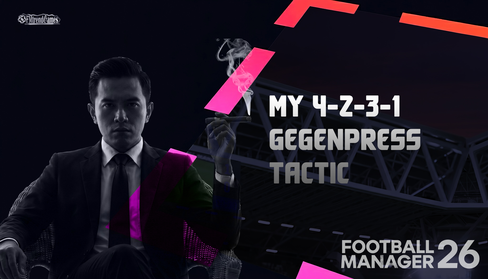 My FM26 4-2-3-1 Gegenpress Tactic