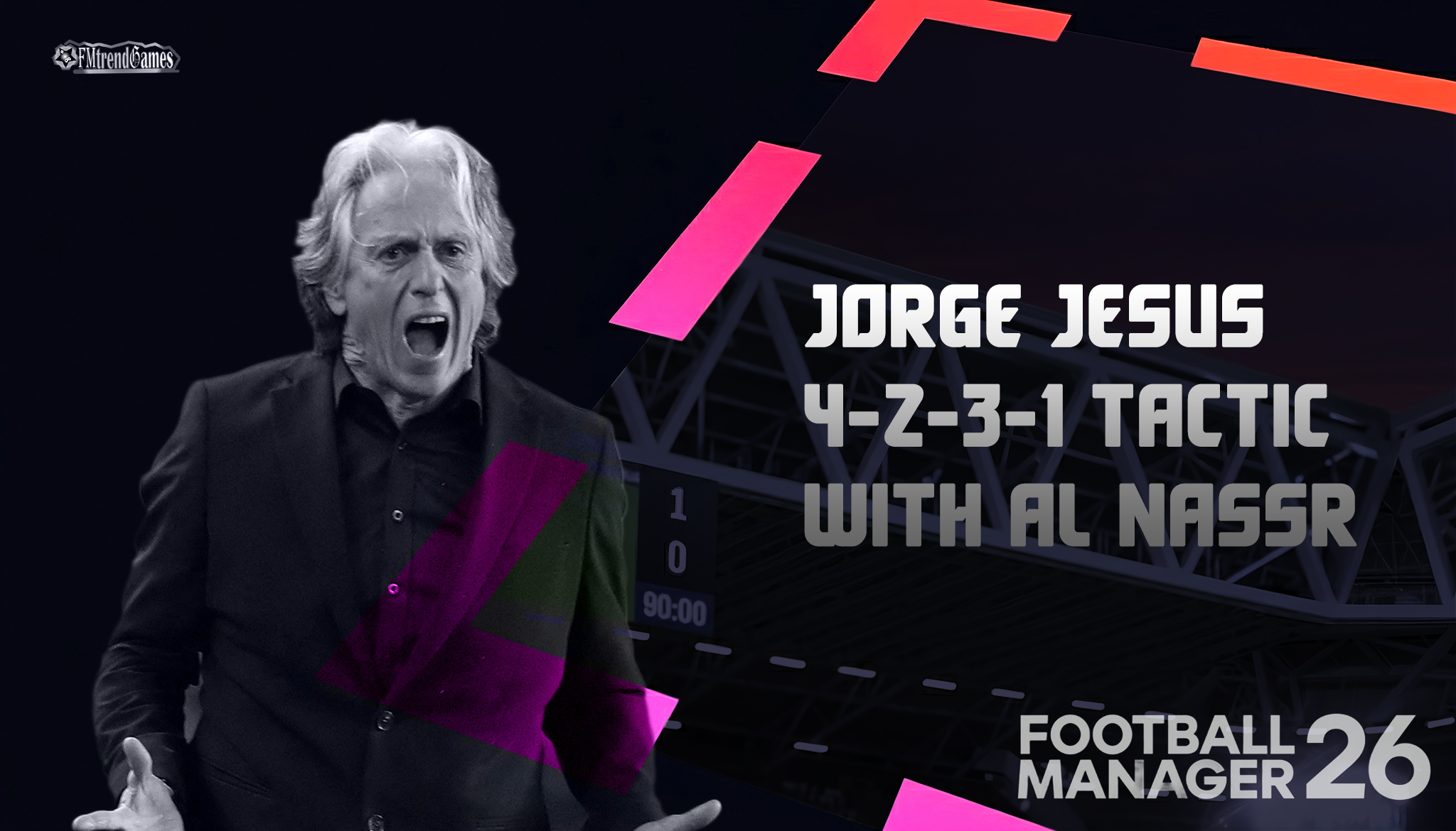 FM26 Jorge Jesus 4-2-3-1 Tactic with Al Nassr