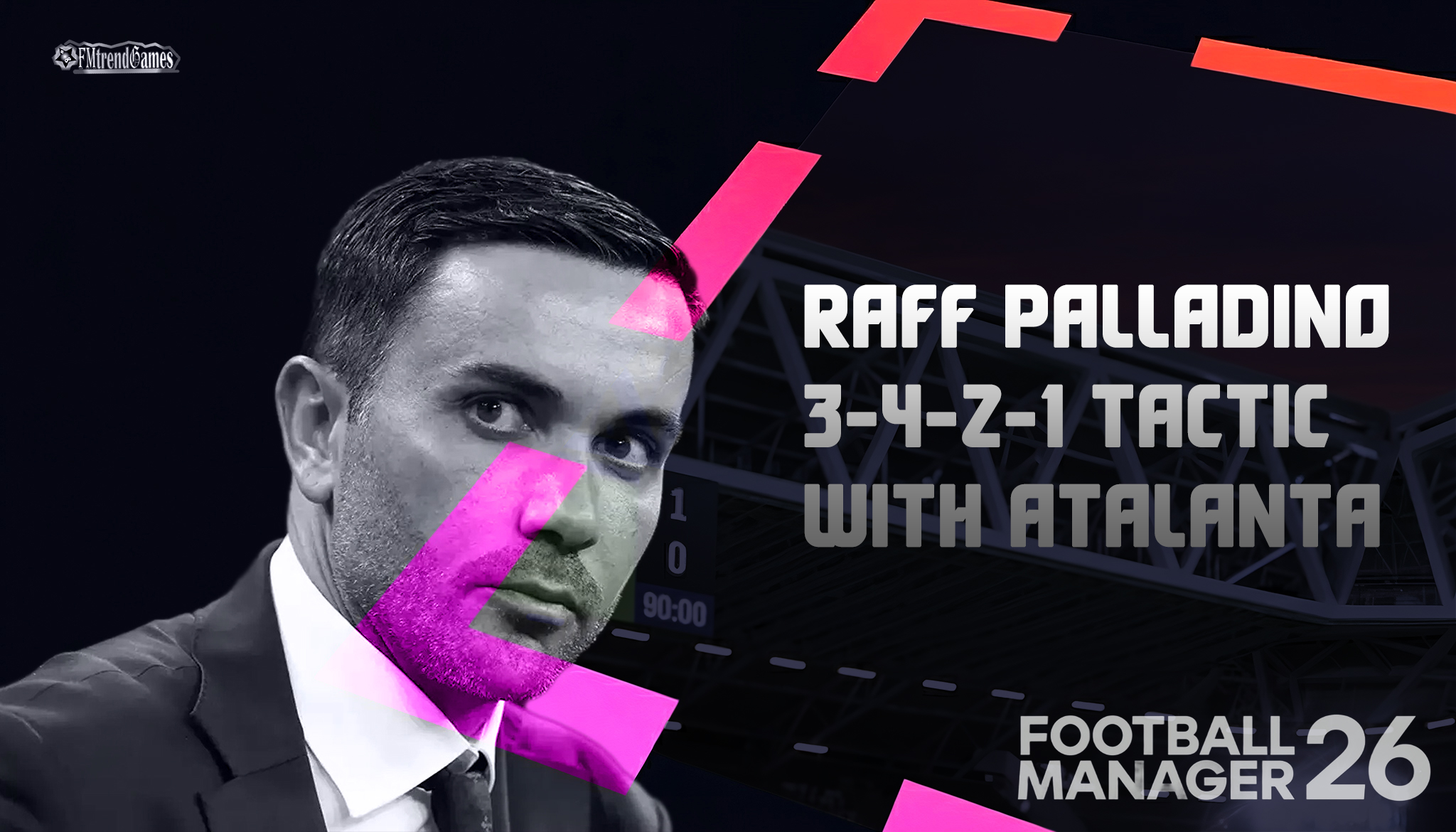 ​FM26 Raffaele Palladino 3-4-2-1 Tactic with Atalanta B.C