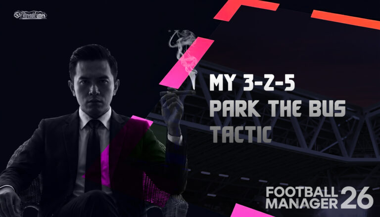 My FM26 3-2-5 Park the Bus Tactic