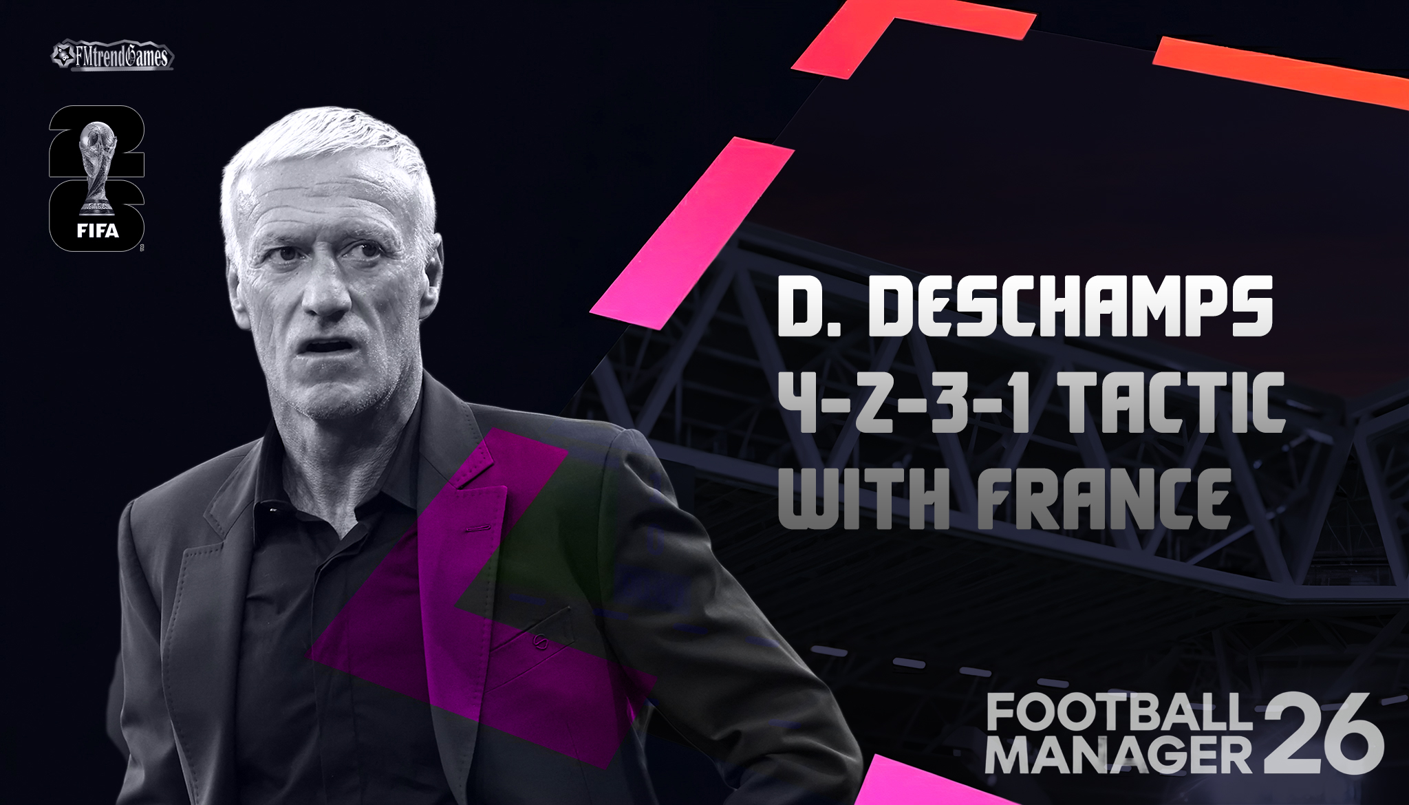 WC2026 Didier Deschamps 4-2-3-1 Tactic