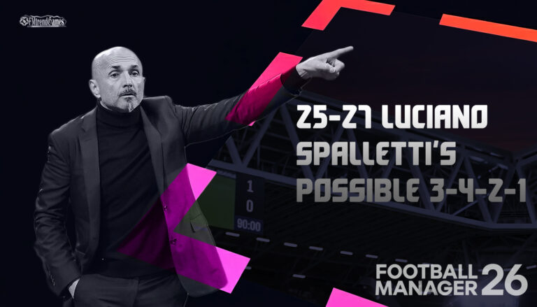 25-27 Luciano Spalletti’s Possible 3-4-2-1 Tactic with Juventus in the 2026/27 Season
