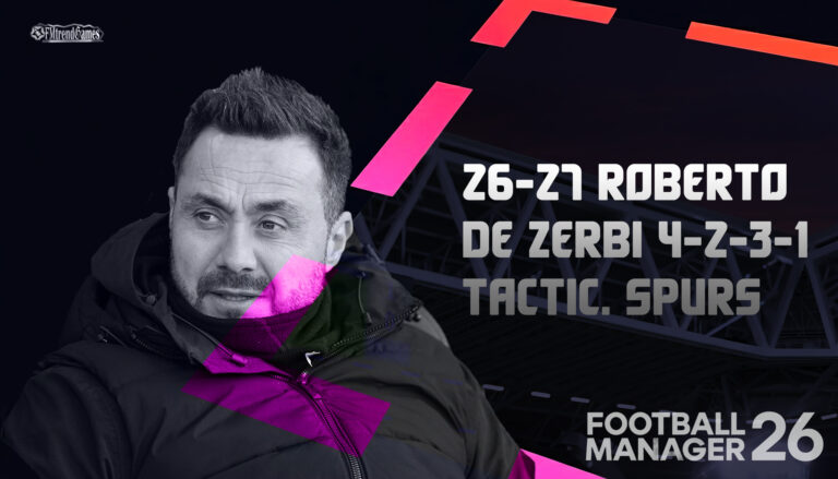 26-27 Roberto De Zerbi 4-2-3-1 Tactic
