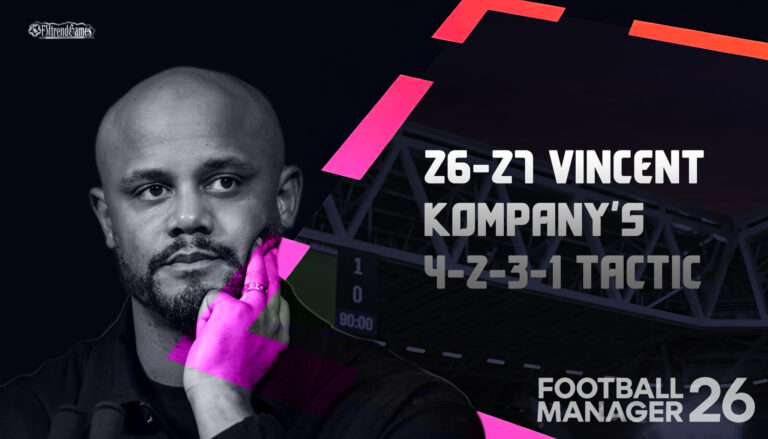 26-27 Vincent Kompany’s 4-2-3-1 Tactic Prediction with Bayern Munich in the 2026/27 Season