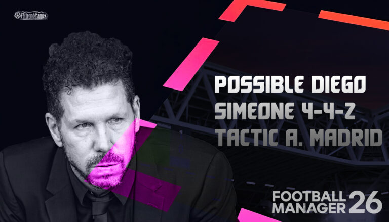 26-27 Possible Diego Simeone 4-4-2 Tactic Atlético Madrid in 2026/27