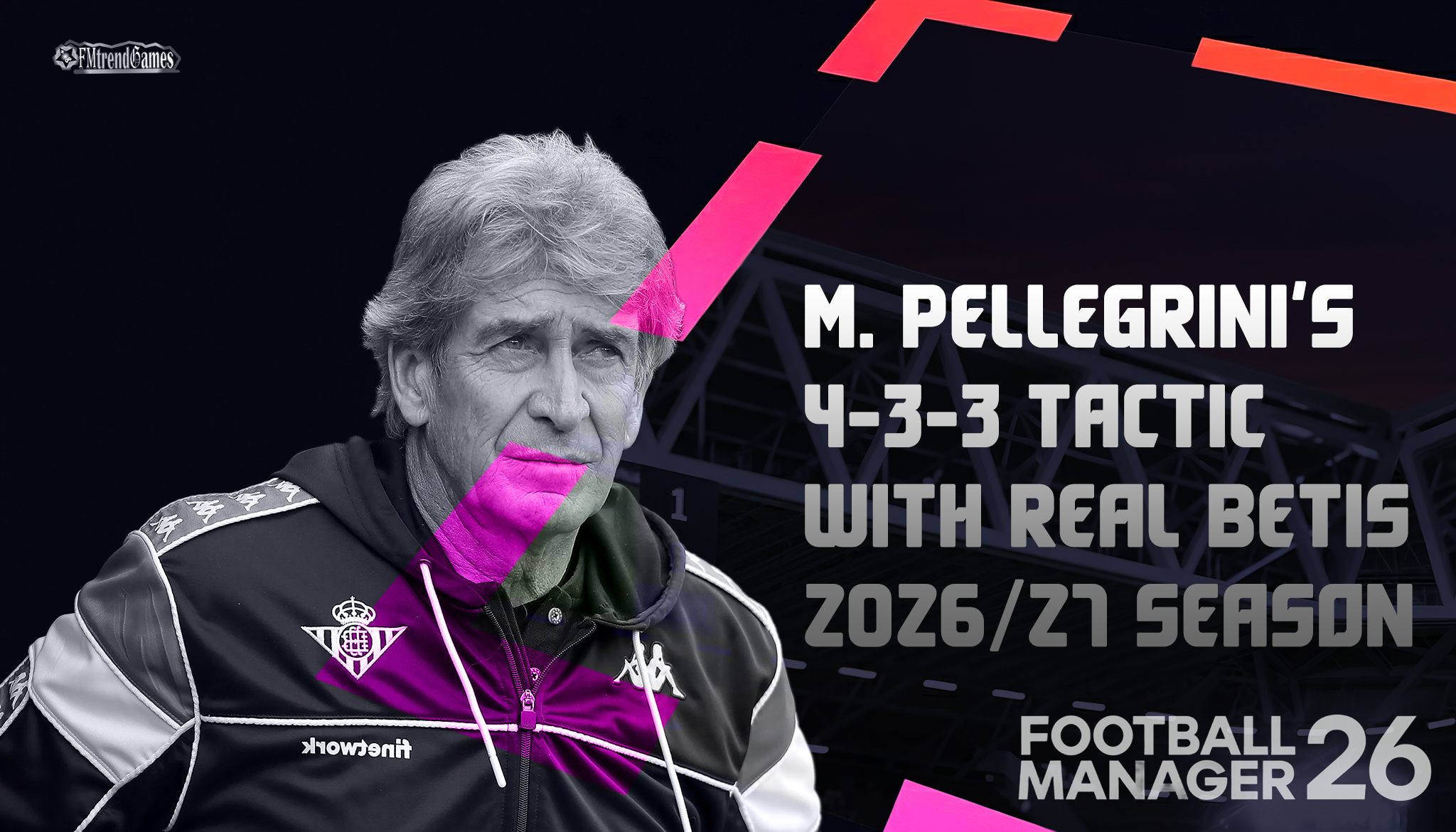 Manuel Pellegrini’s 4-3-3 Tactic with Real Betis in the 2026/27 Season